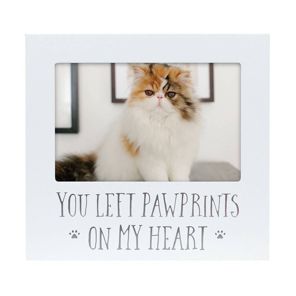 Pearhead You Left Pawprints on my Heart Pet Remberance/Sentiment Picture Frame