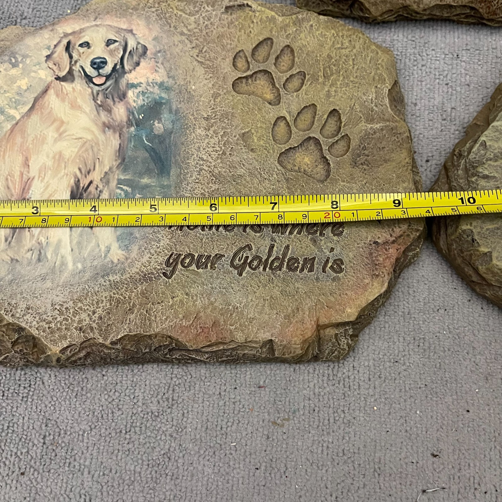 Golden: Forever in Our Hearts by Linda Picken Art Pet Memorial Portrait Set 0f 3