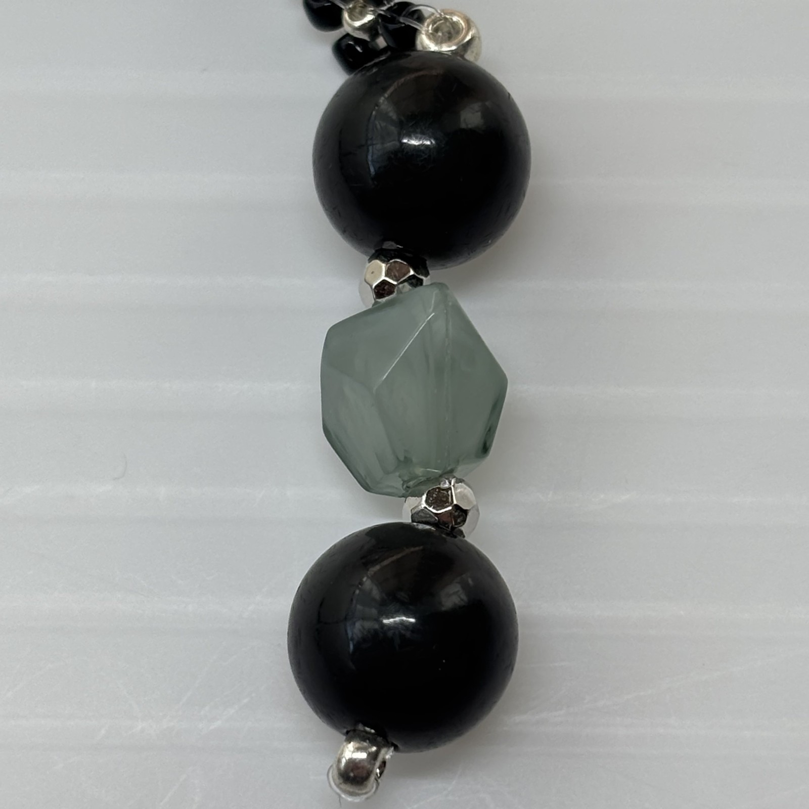 Cremation Ashes Keychain – Cremation Keepsake(dark green stone)