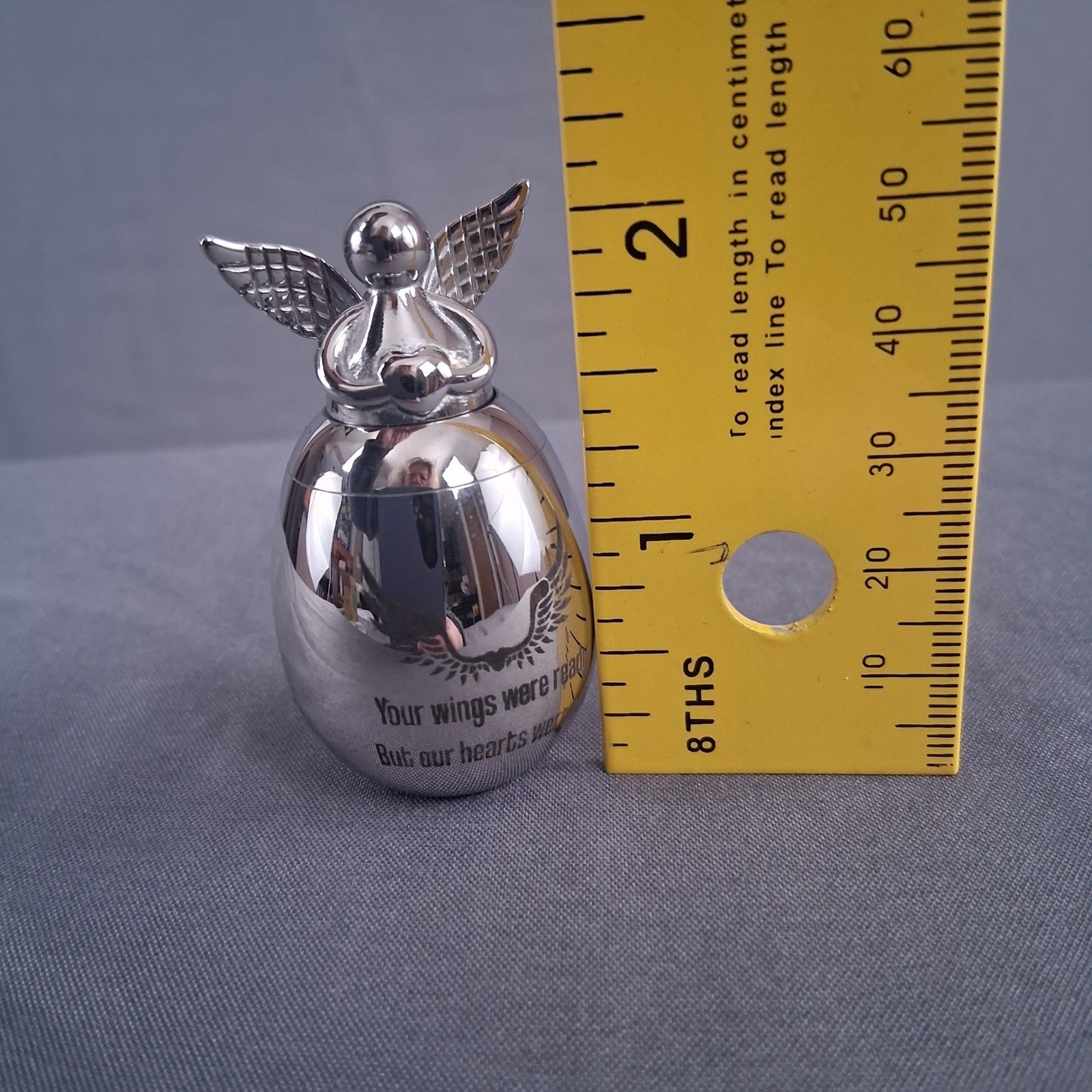Angel Urn Keepsake Cremation Memorial Small Pot With Spoon And Pouch Cat Dog NEW