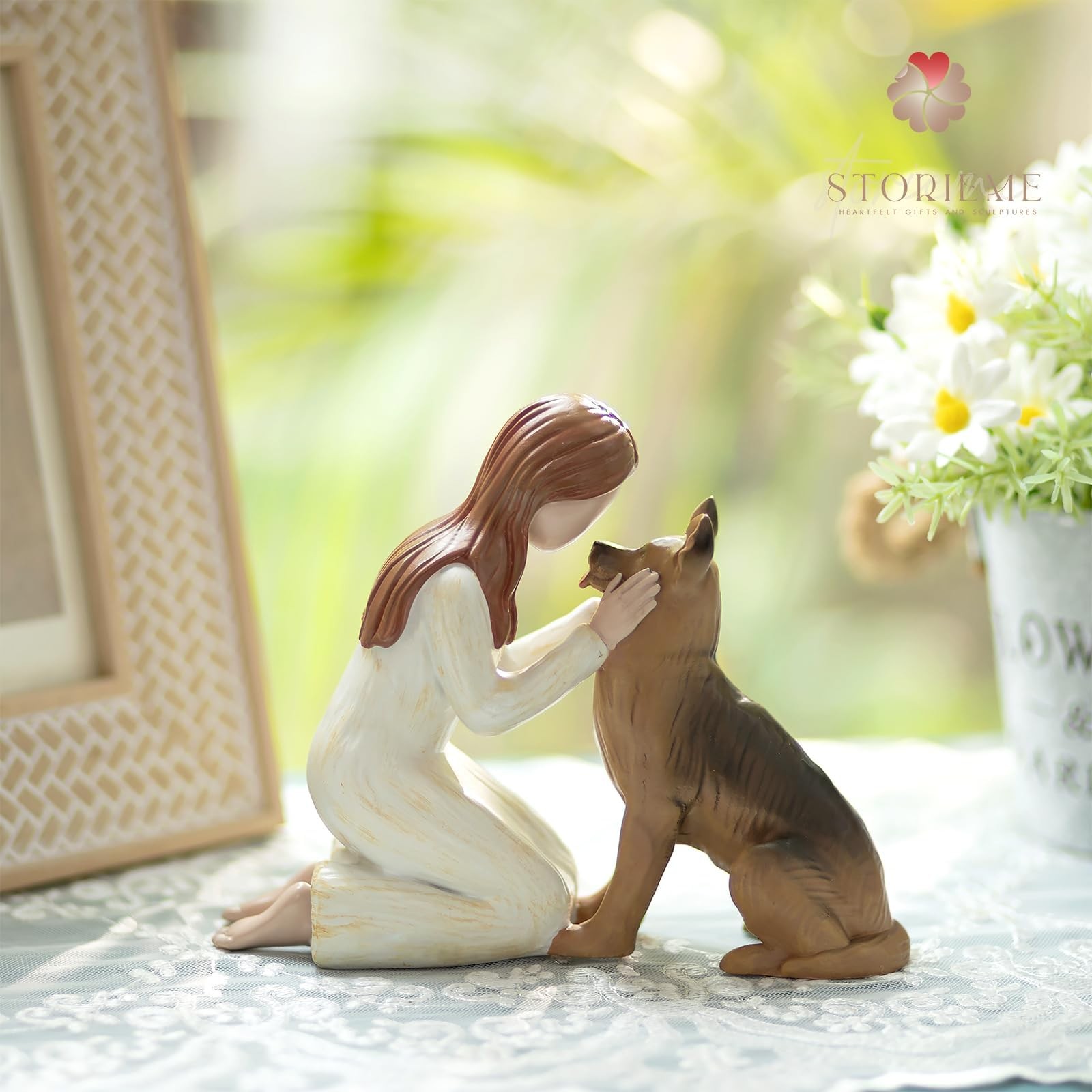 Storieme German Shepherd Gifts for Women: Pet Loss Sympathy Memorial Figurine…