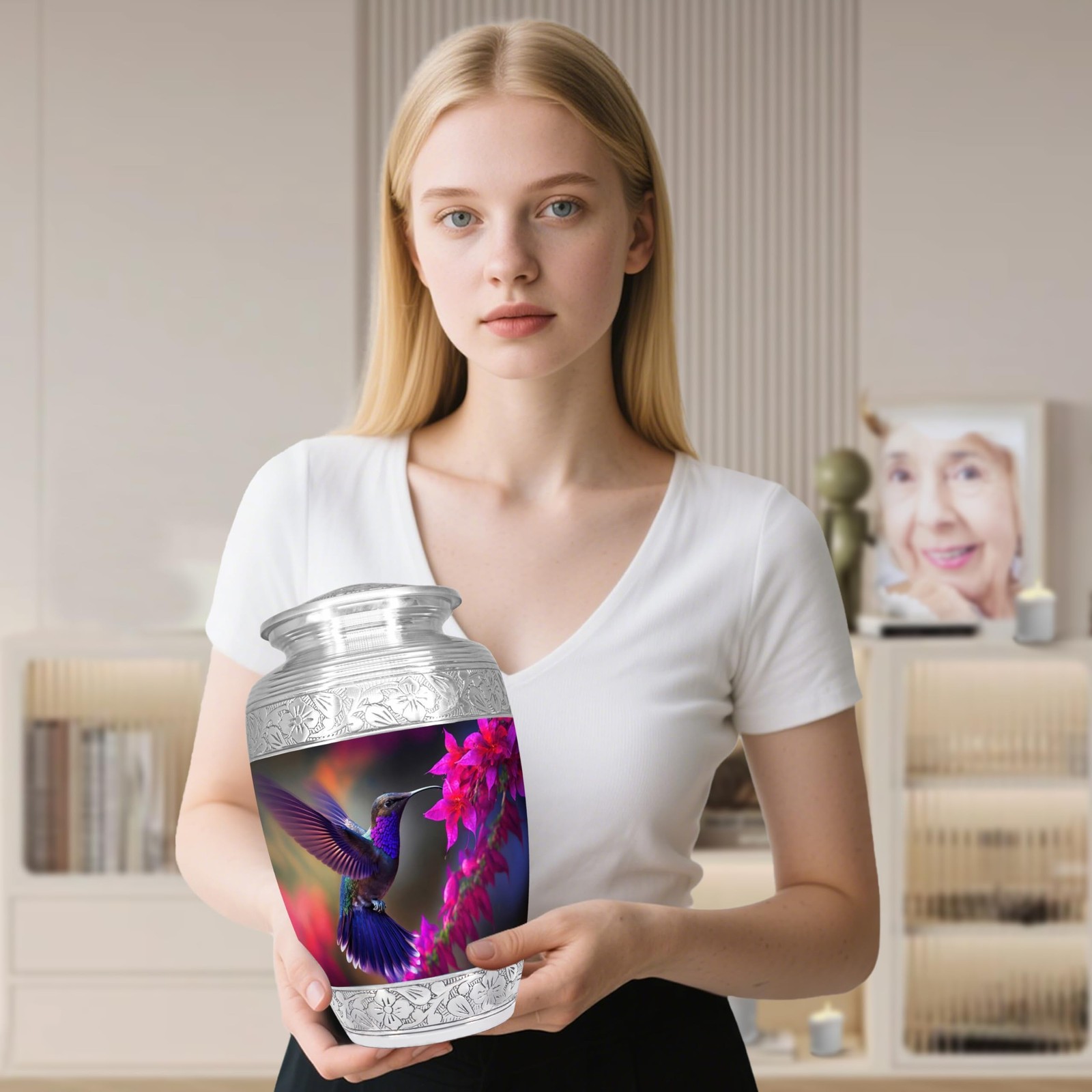 Urn for Ashes for Women & Men, Cremation Urns for Human Ashes Adult Female & …
