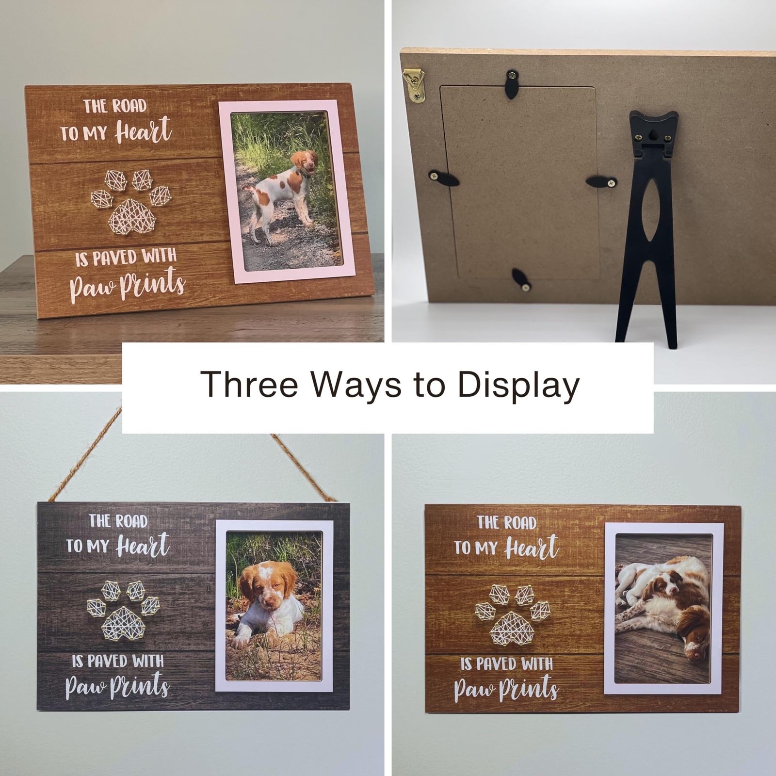 Dog Picture Frame for 4×6 Photo – Pet Memorial Gifts – Dog Memorial Gift