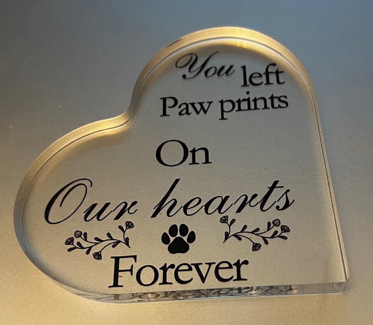 Pet Memorial Heart Remembrance and Bereavement Gift, 12 Variants For Pet Lovers