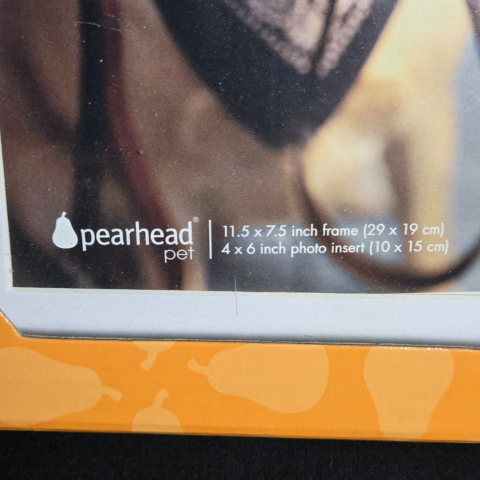 Pearhead Pawprints Desk Frame Pet Keepsake Dog Cat Photo Paw Print New