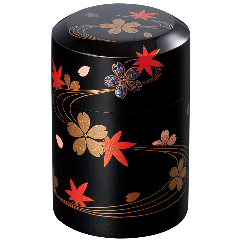 Kiwami Makie Beauty of the Four SeasonSmall Keepsake Urn for Human Ashes Lacquer