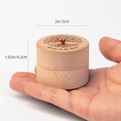 Small Wood Urn for Human Ashes Wooden Box Urns for Ashes – Tree of Life
