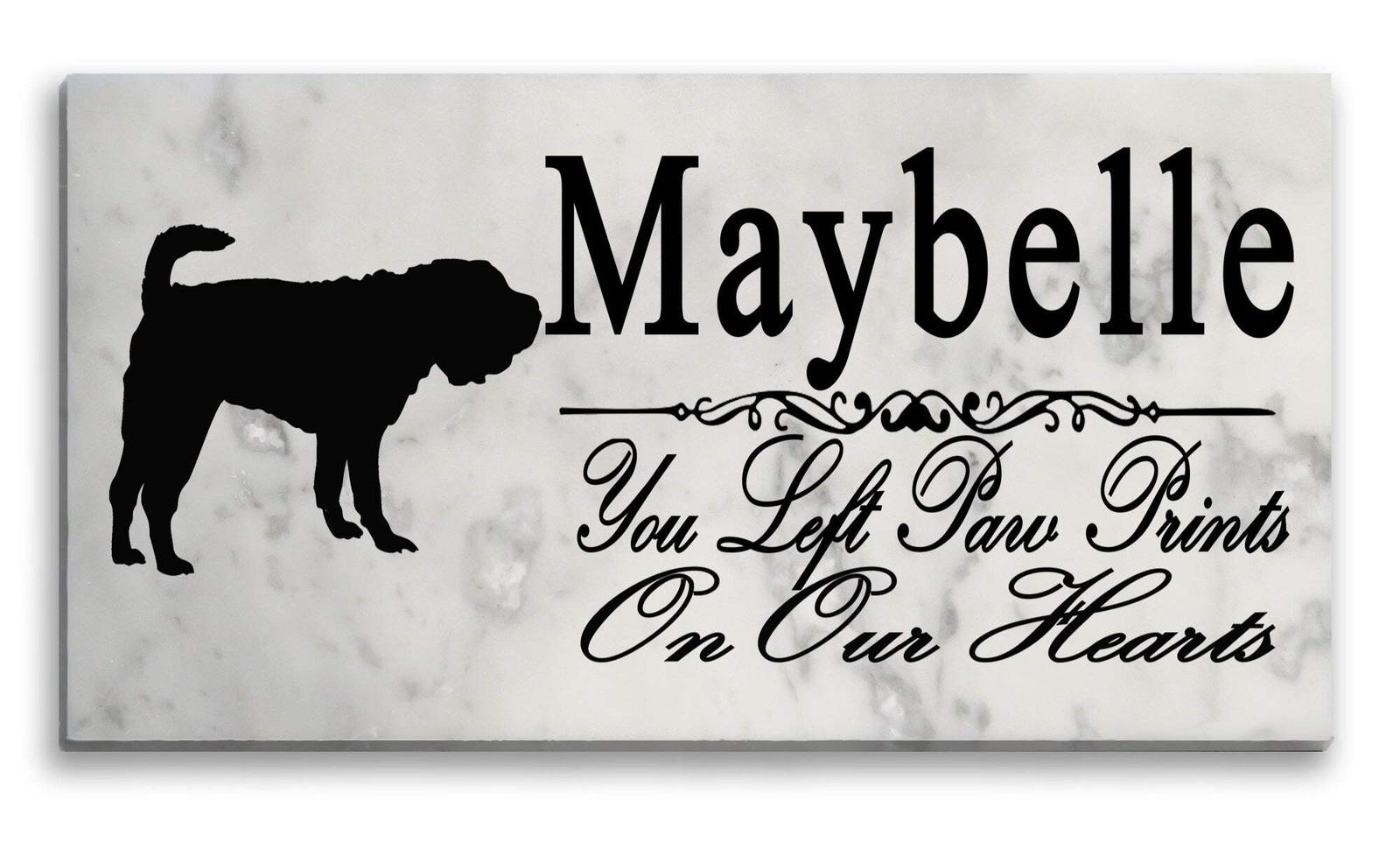 Shar Pei Memorial Stone PERSONALIZED Dog Garden Plaque Rock Grave Marker Outdoor