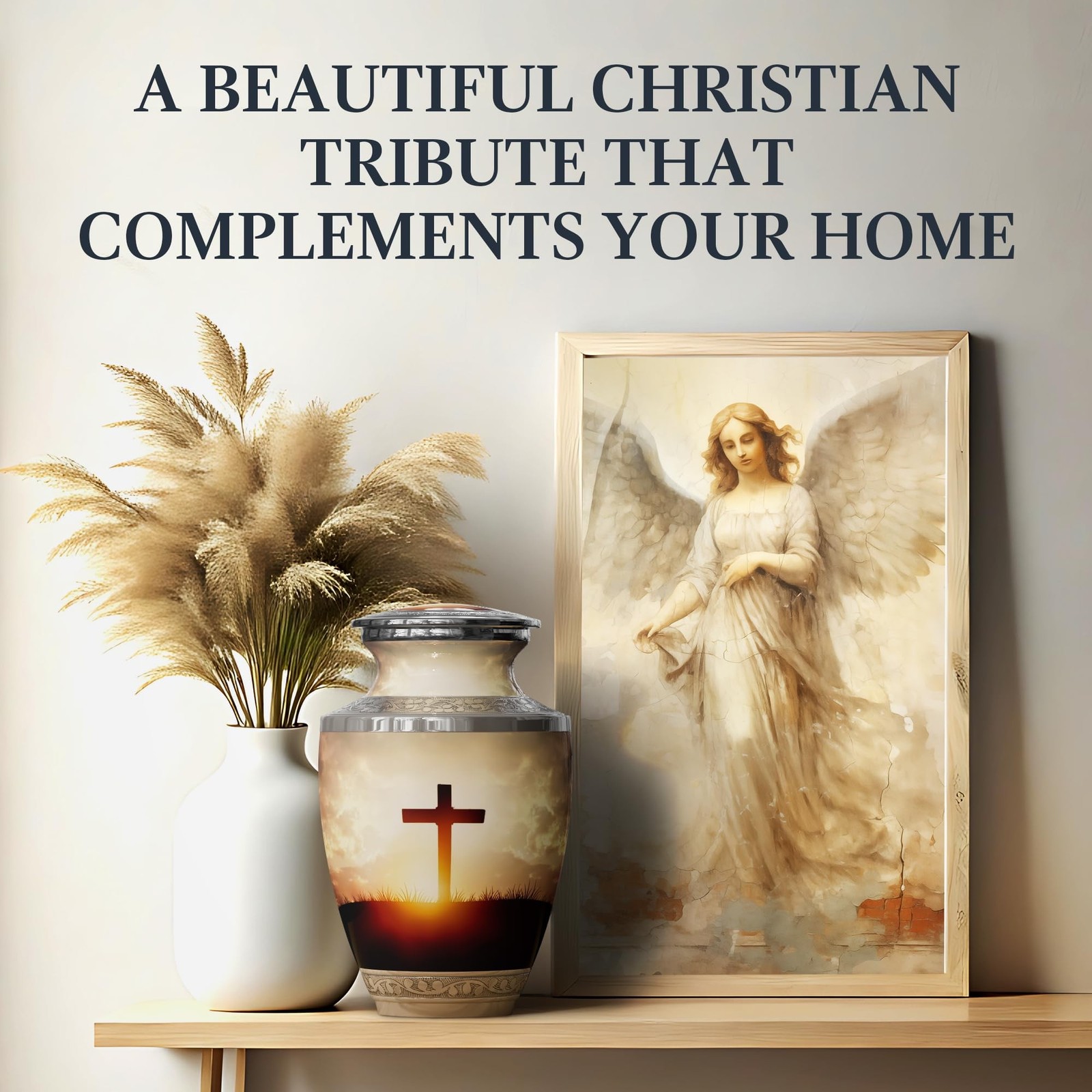 Transcendent Cross Urn for Ashes Adult Male/Female, Cremation Urns for Human …
