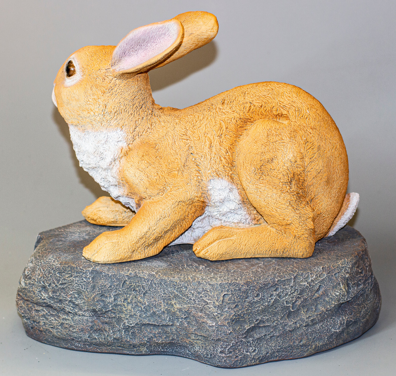 Rabbit Memorial Stone Bunny Urn Pet Ashes Sculpture Keepsake Grave Decor Casket