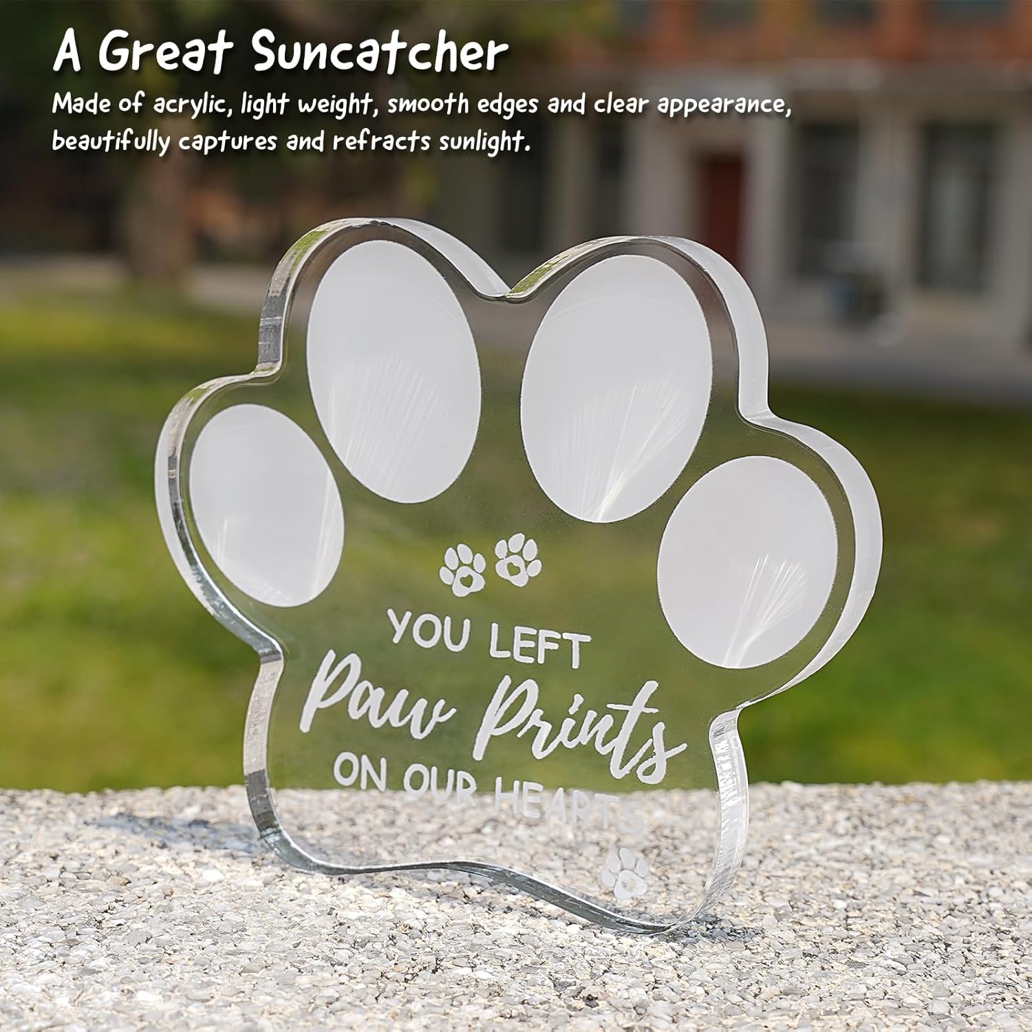 Dog Memorial Gifts for Loss of Dog, Sympathy Gift, Pet Clear