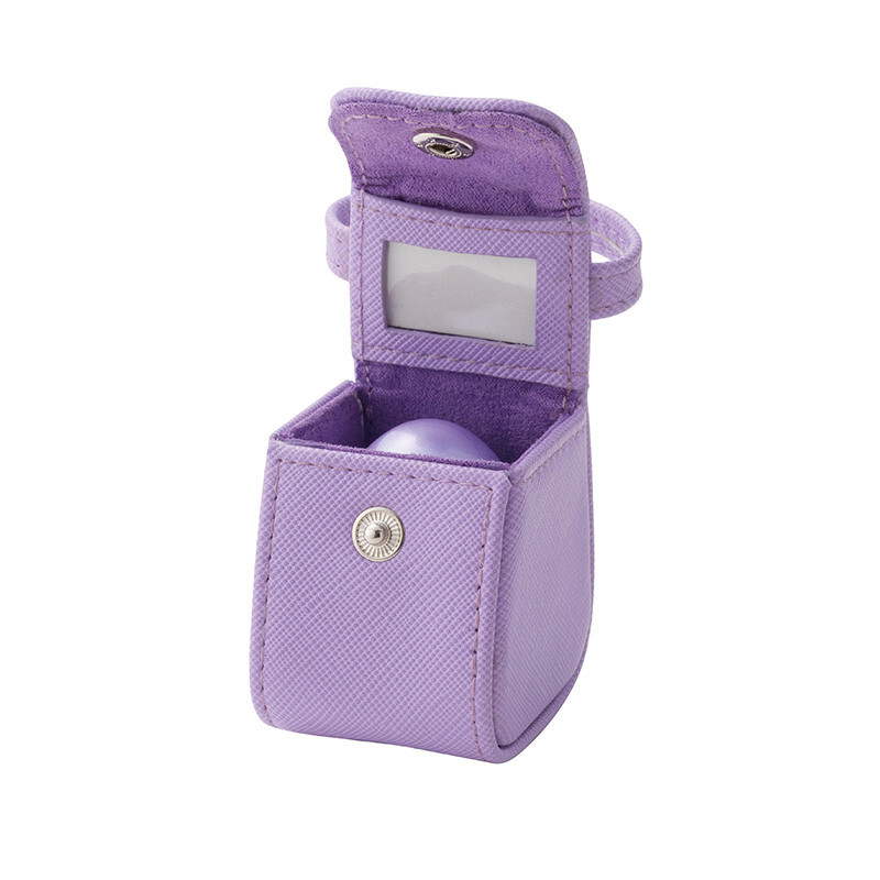 Popo Color:Wisteria Small Keepsake Urn for Human Ashes Brass with Mini Pouch