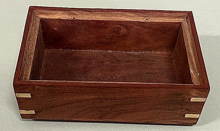 Memorial Pet Urns Dog/Cat Ashes Rosewood w/ Brass Trim – S/M/L
