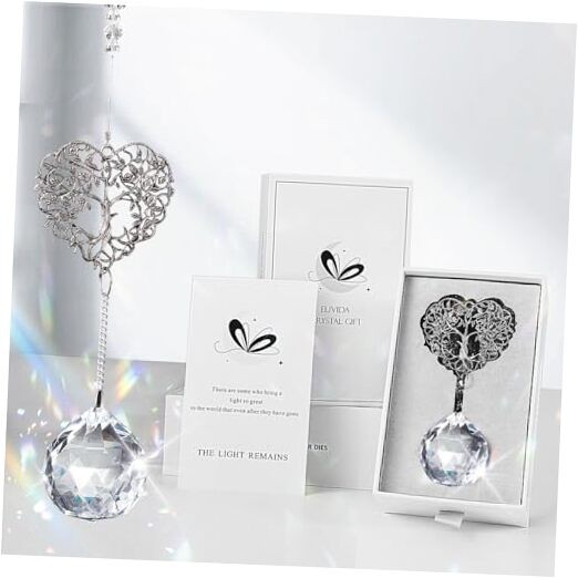 Modern Sympathy Gift for Loss of Mom – Tree Life Heart Design Heart-shaped Tree
