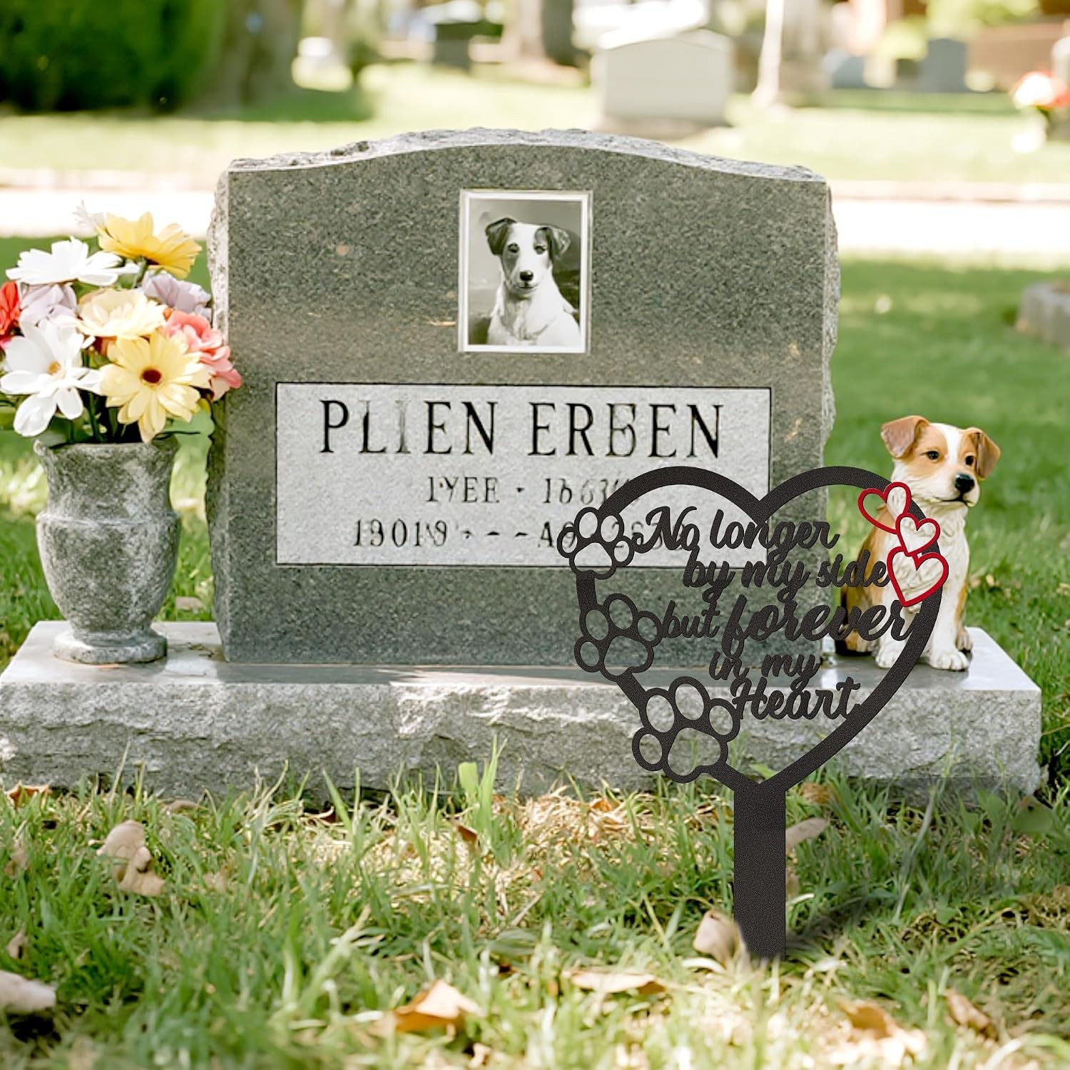 Metal Grave Marker for Pets – Outdoor Yard Decoration