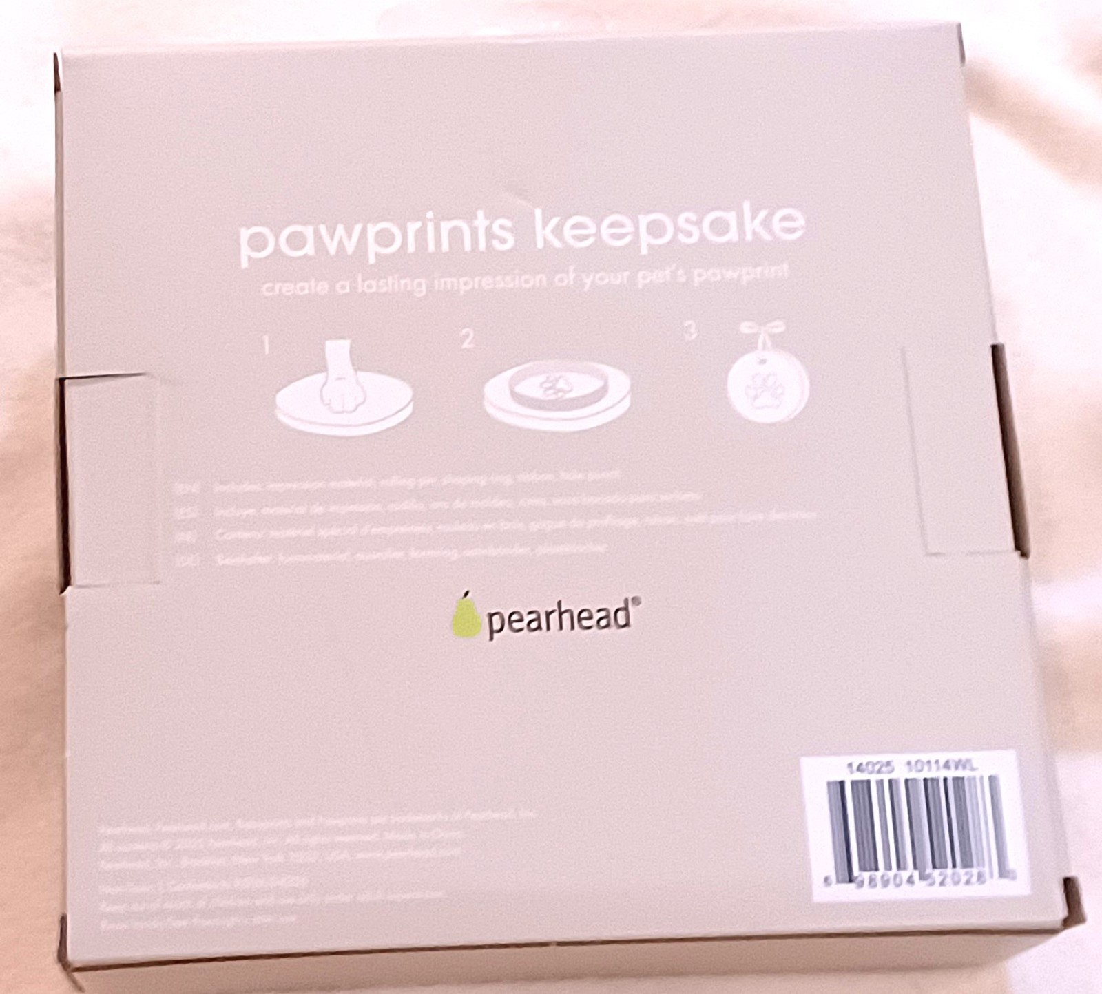 Pawprint Ornament Kit Pearhead Pet DIY Pawprints Keepsake Dogs Or Cats