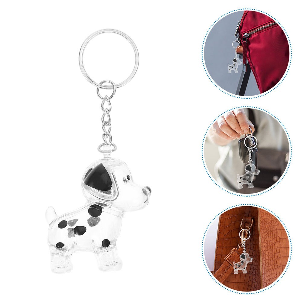 2 Pcs Dog Remembrance Gift Memorial Keychain Cat Hair Keepsake Holder