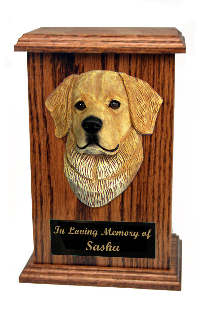 Golden Retriever Memorial Urn