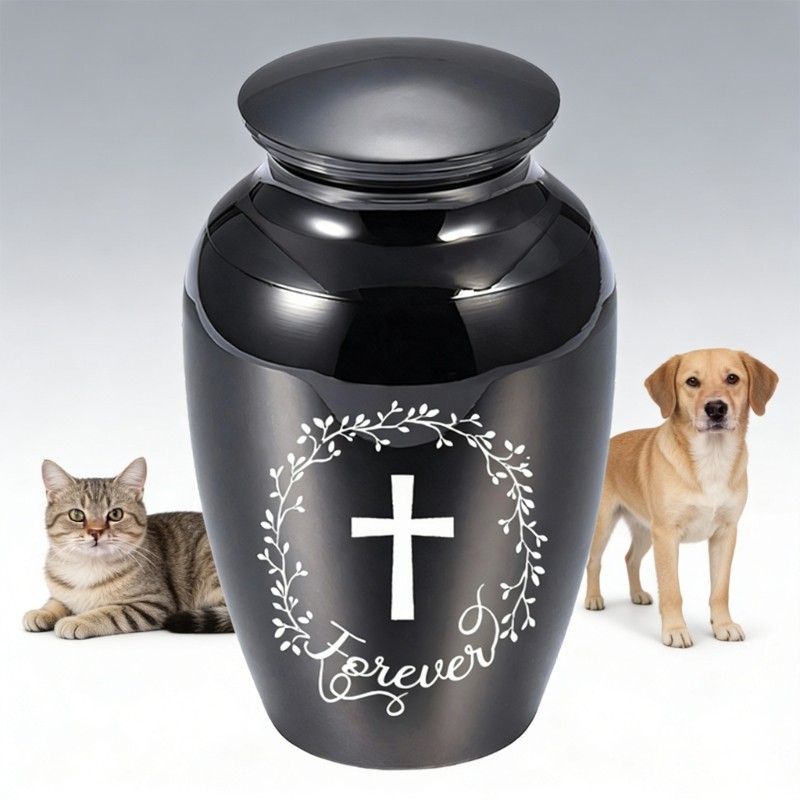 Aluminum Pet Cremation Urn Water Resistant Container for Cats or Dog Ashes