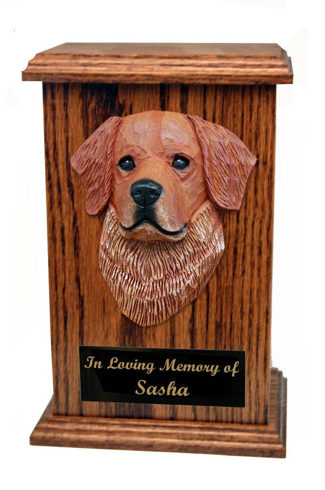 Golden Retriever Memorial Urn