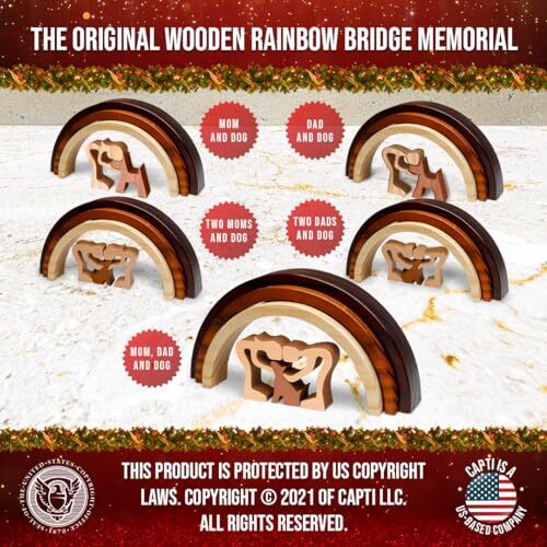 Rainbow Bridge Dog Memorial Gifts Cat Memorial Gifts – I’ll Meet You at The R…