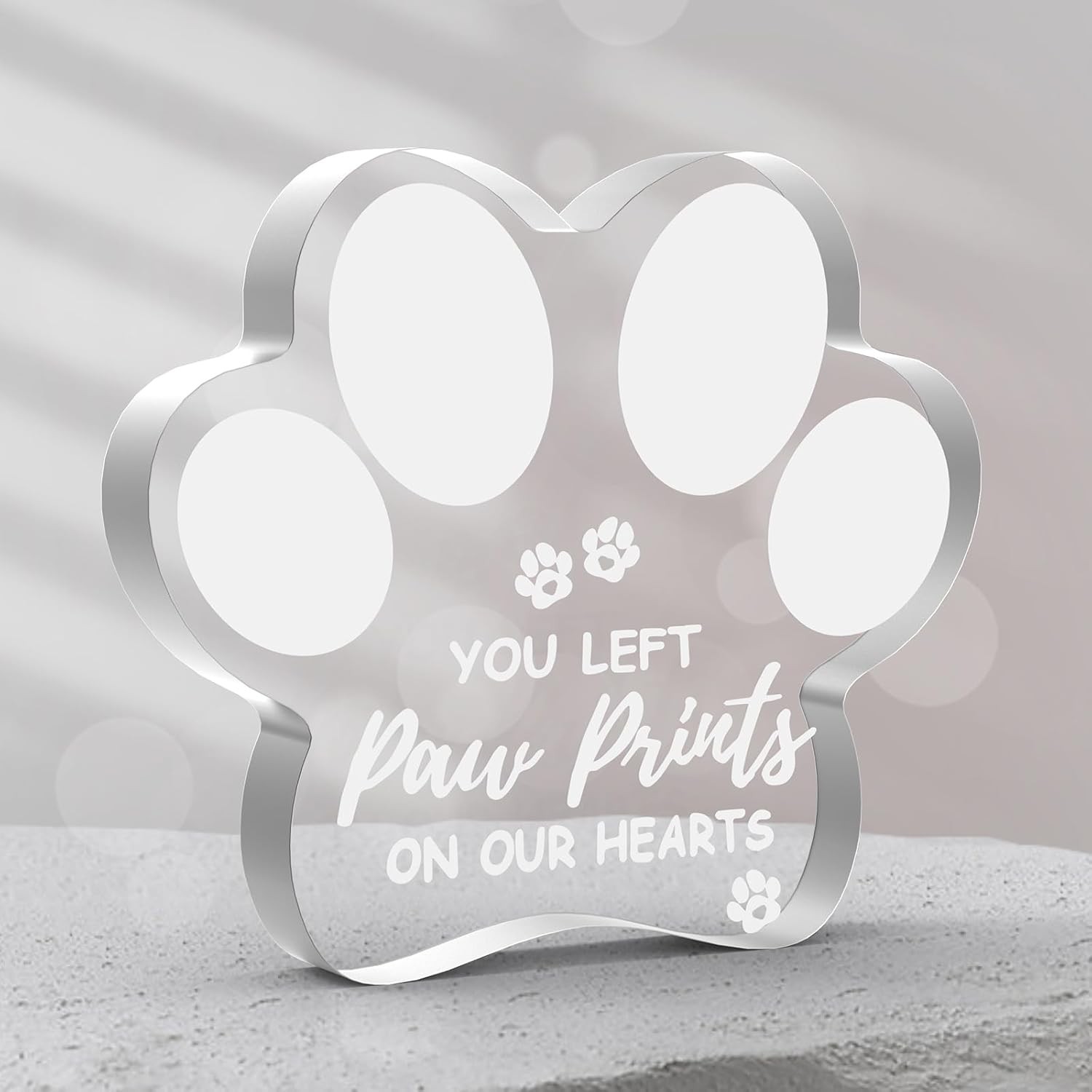 Dog Memorial Gifts for Loss of Dog, Sympathy Gift, Pet Clear