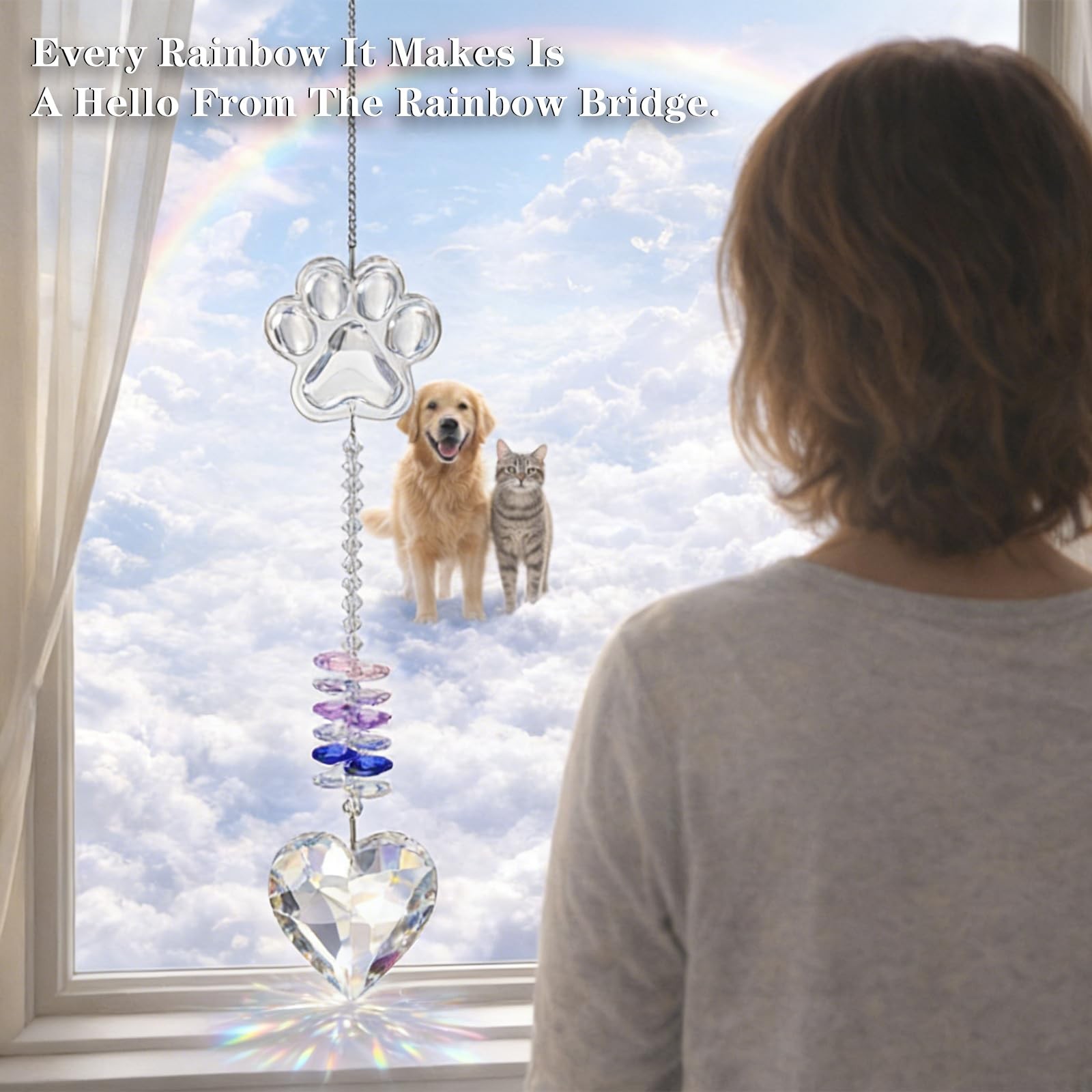 Dog Memorial Gifts for Loss of Dog, Thoughtful Loss of Dogs and Cats Sympathy…
