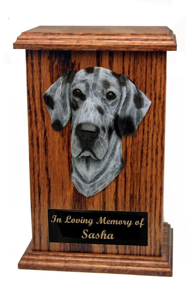 Great Dane Natural Memorial Urn