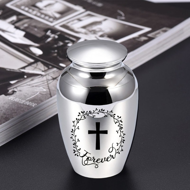 Aluminum Pet Cremation Urn Water Resistant Container for Cats or Dog Ashes