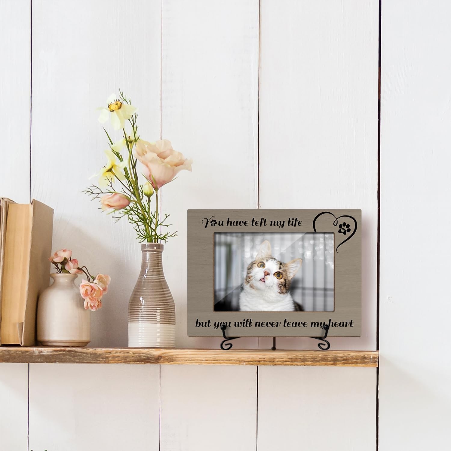 Pet Memorial Picture Frame, Cat Dog Picture Frame, Pet Memorial Gifts For Los…