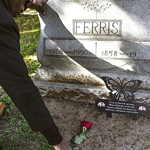 Butterfly Memorial Stake for Grave Decoration, Grave Markers testing Time