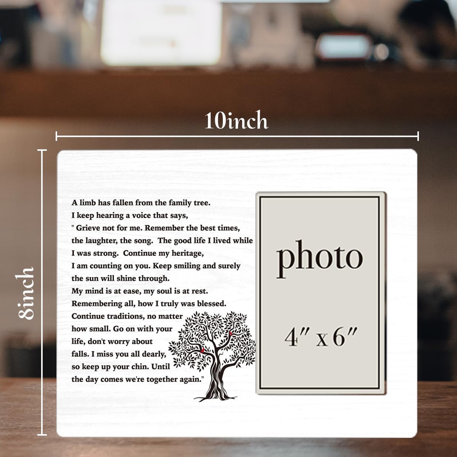 Memorial Picture Frame, Sympathy Gift, In Memory of Loved One, Bereavement Gi…