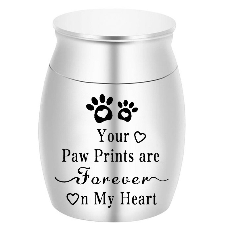 Pet Urn Memorial Jar Cremation Urn For Ashes Small Dog Cat Pet Memorial Keepsake