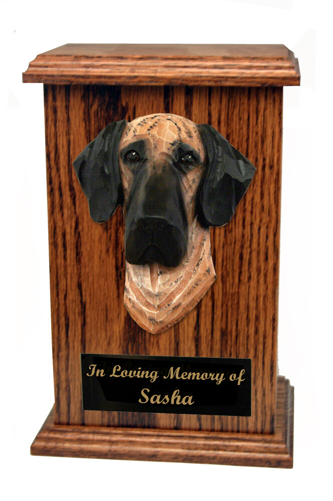 Great Dane Natural Memorial Urn