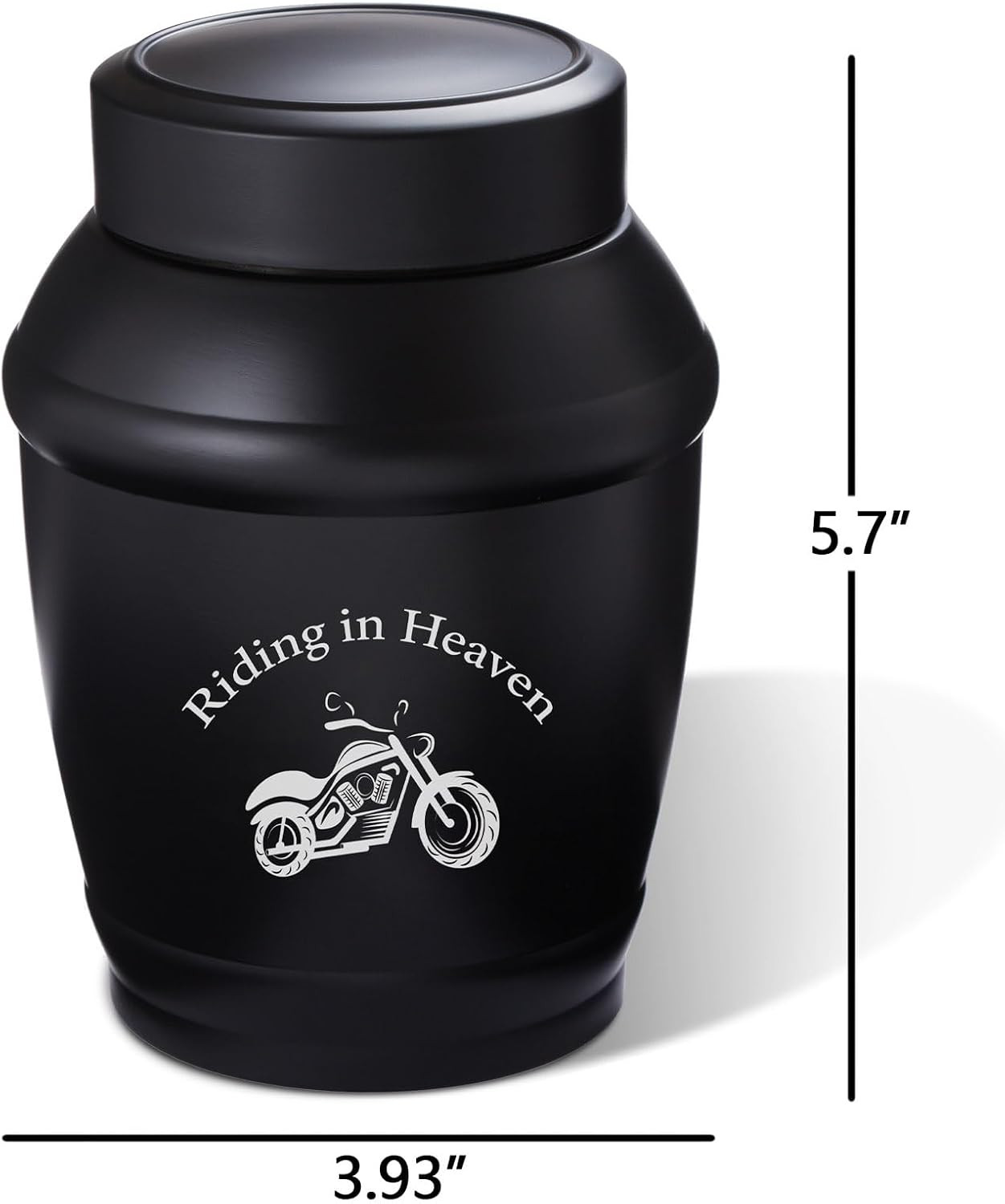 Medium Motorcycle Urn for Ashes Male/Men/Grandpa/Dad/Brother/Son | 5.7 Inch