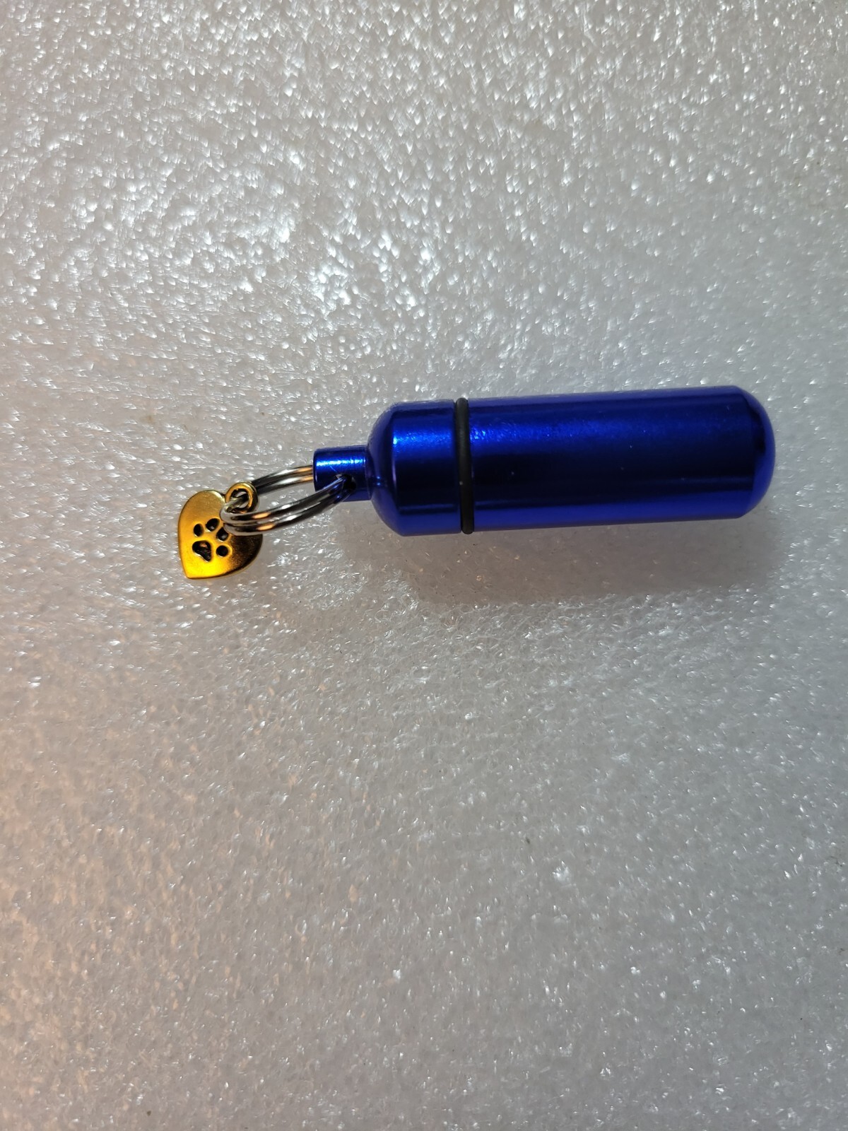 KEYCHAIN PET URN-*CUSTOM Choice Of COLOR&CHARM(S) FOR KEYCHAIN NEW