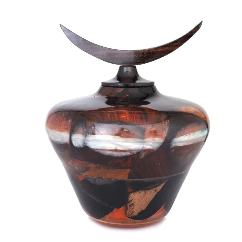 Wooden Urns for Human Ashes Adult Male Female – Cremation Urn Large Wood Urn Box