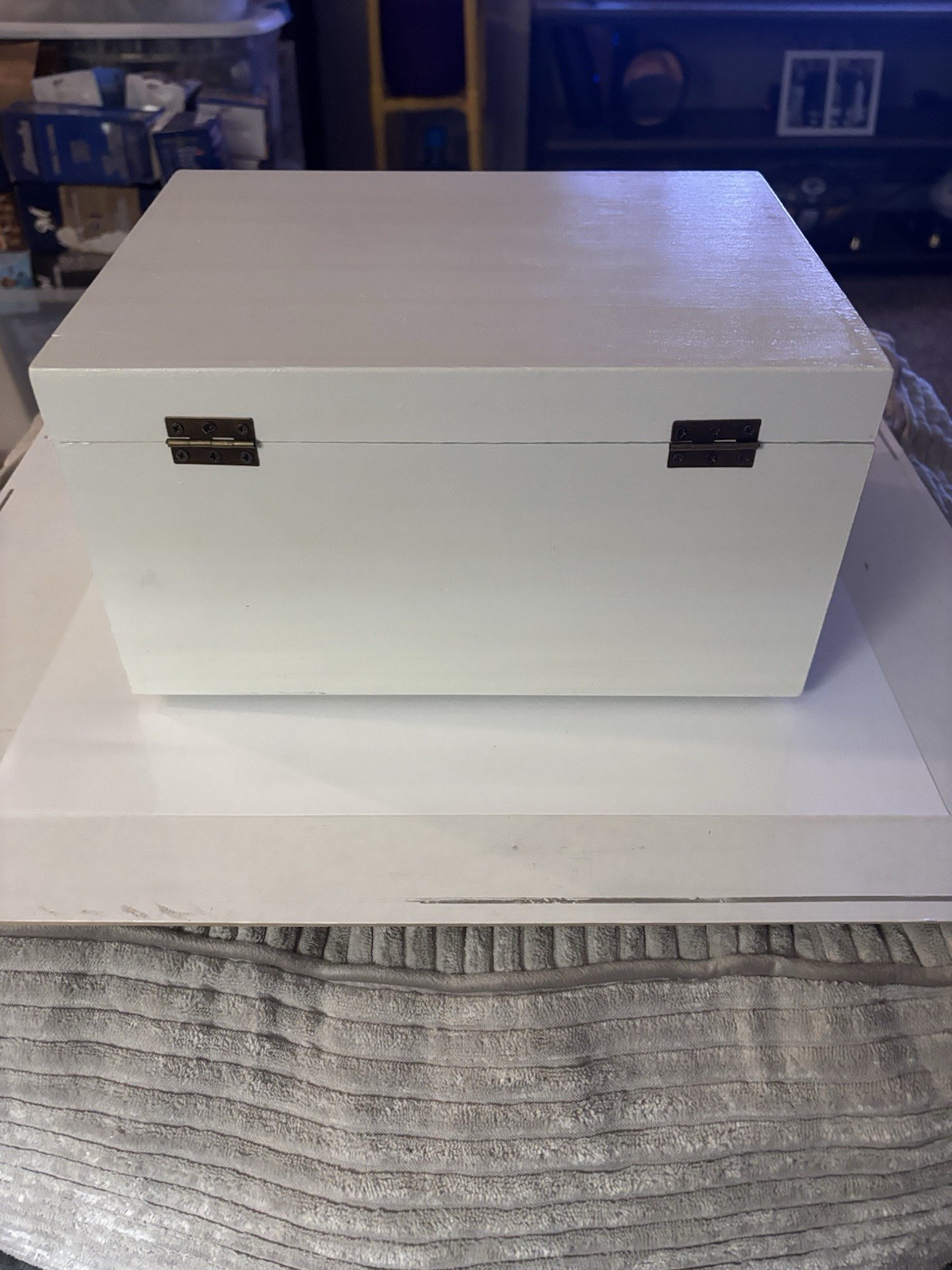 Pet Cremation Box-Yellow Paws On Green And White-Free Mini Urn With Every Box