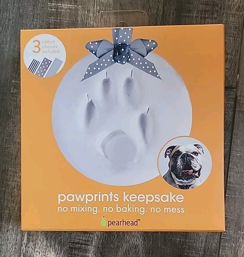 Pawprint Ornament Kit Pearhead Pet DIY Pawprints Keepsake Dogs Or Cats