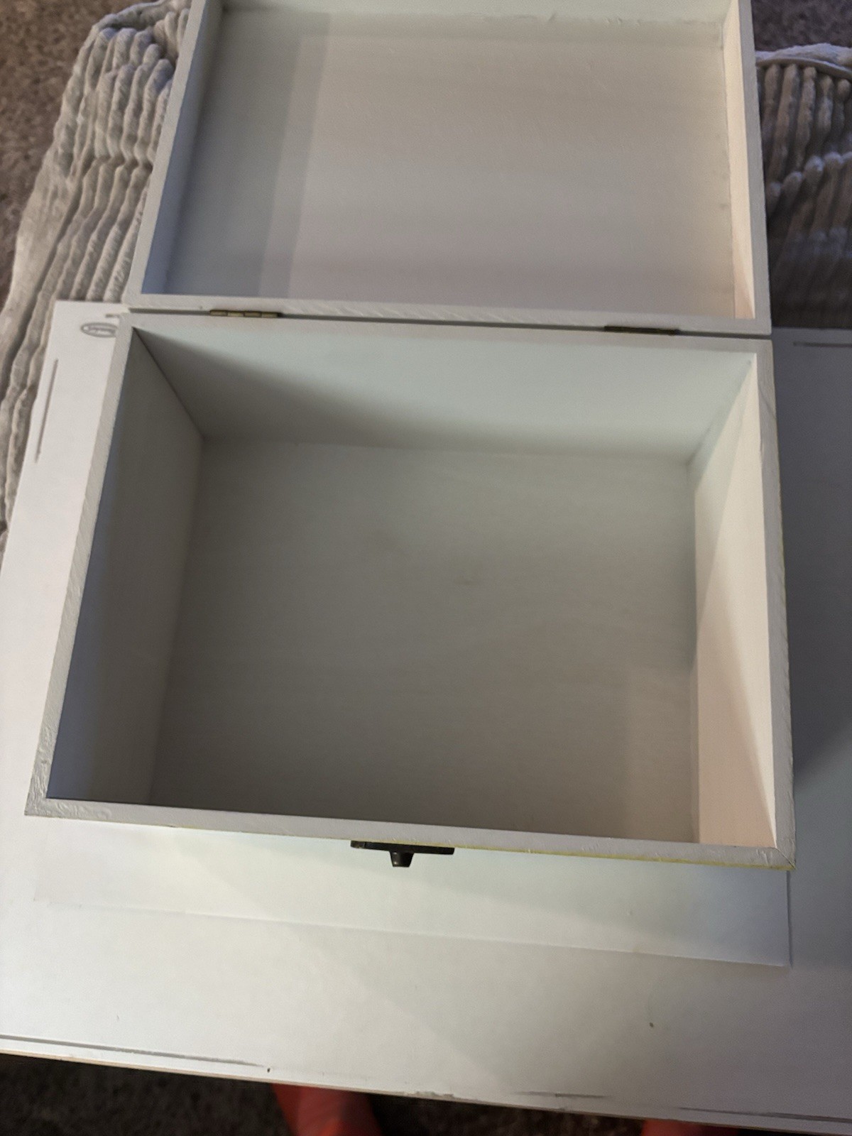 Pet Cremation Box-Orange Paws On Yellow And White-Free Mini Urn With Every Box