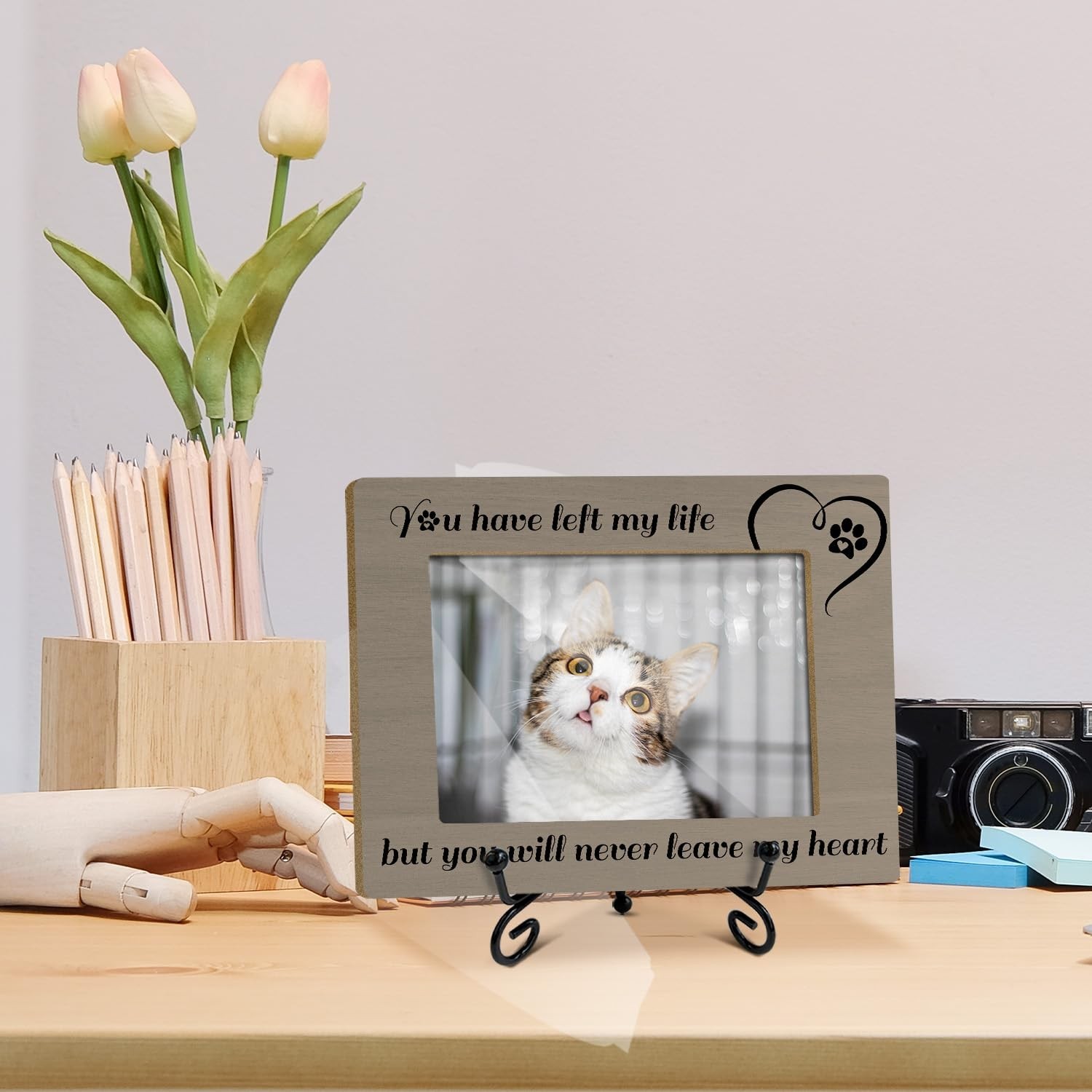 Pet Memorial Picture Frame, Cat Dog Picture Frame, Pet Memorial Gifts For Los…