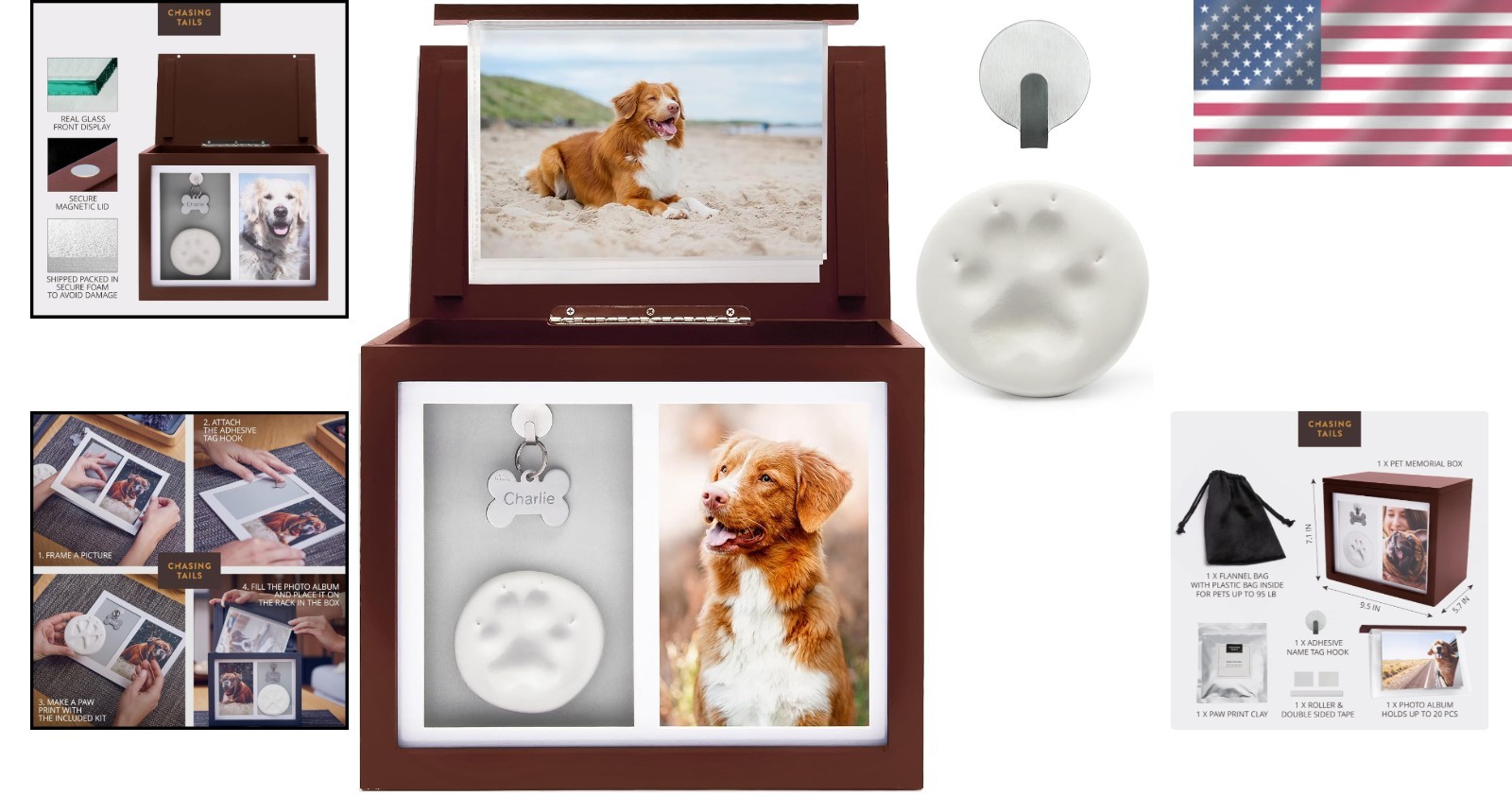 Beautiful Cat Urns for Ashes – Magnetic Lid