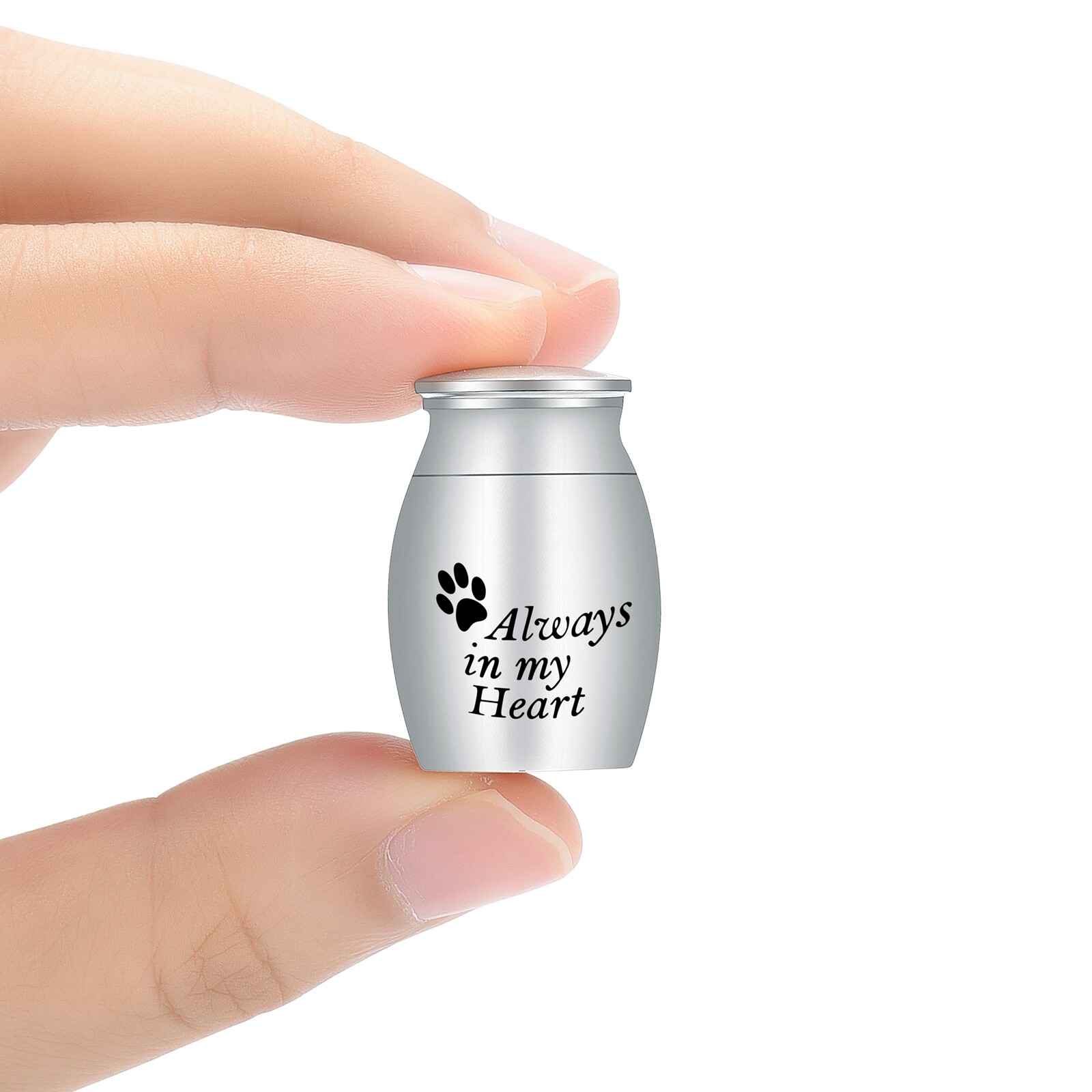 Small Dog Urn for Ashes 1.18Inches Mini Cremation Urn for Pet Ashes Tiny Pet Urn
