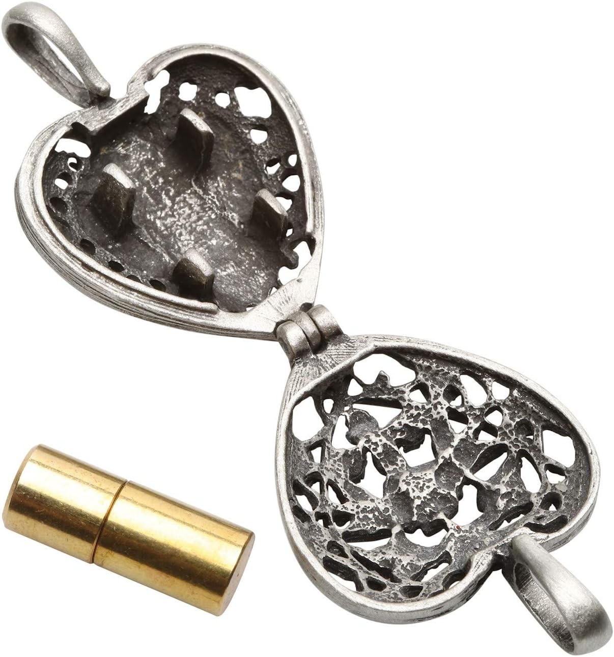 Paw Prints on My Heart Pet Memorial Frame with Ash Vial for Keepsakes Silver