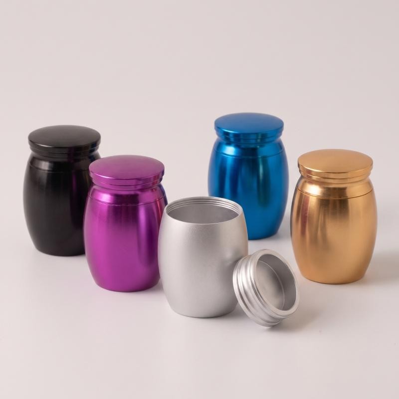 Mini Pet Urn for Dog & Cat Ashes – Brass Cremation Memorial Medium Urn New