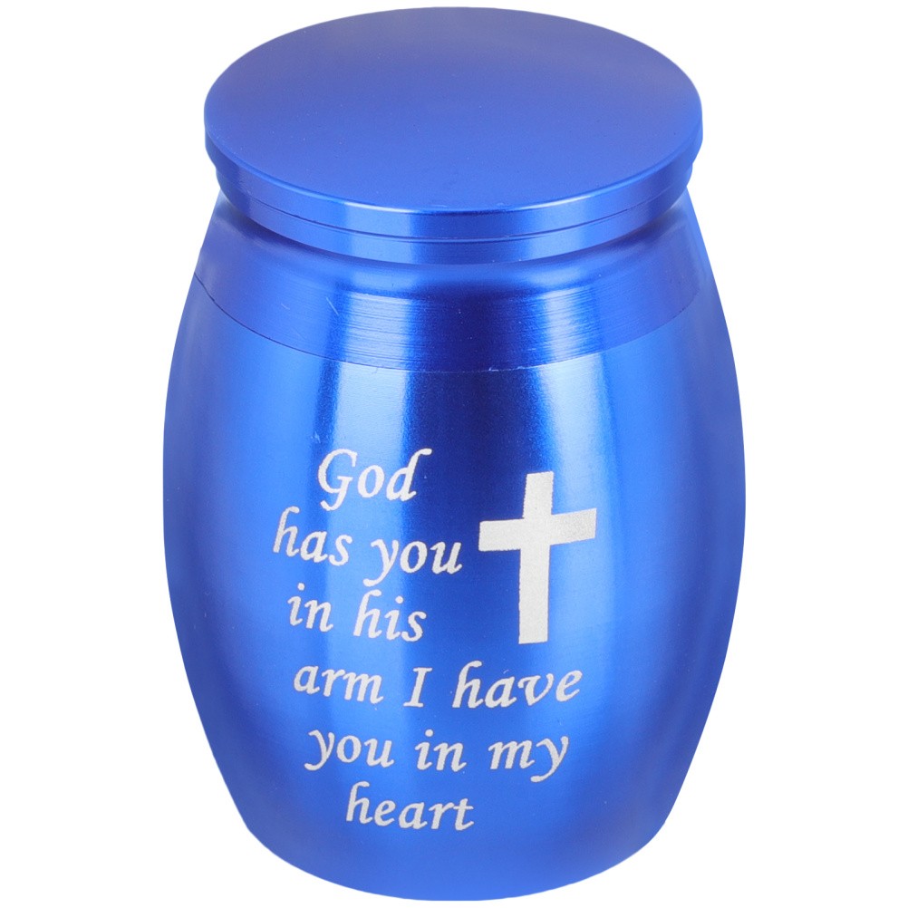 Cinerary Urn Metal Pet Cremation Urn for Ash Storage Memorial Keepsake 1Pack