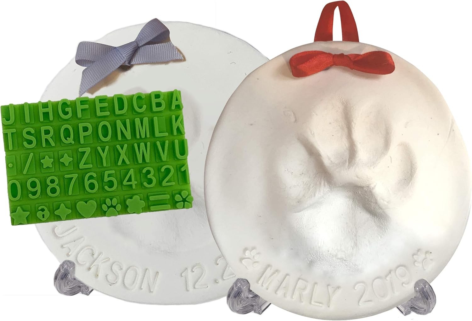 Ultimate Pawprint Keepsake Kit Makes 2 Air Dry Clay