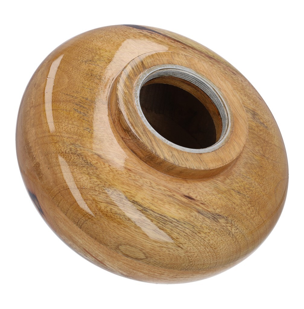 Funeral wooden urn for ashes Unique mango urn Medium size wood urn