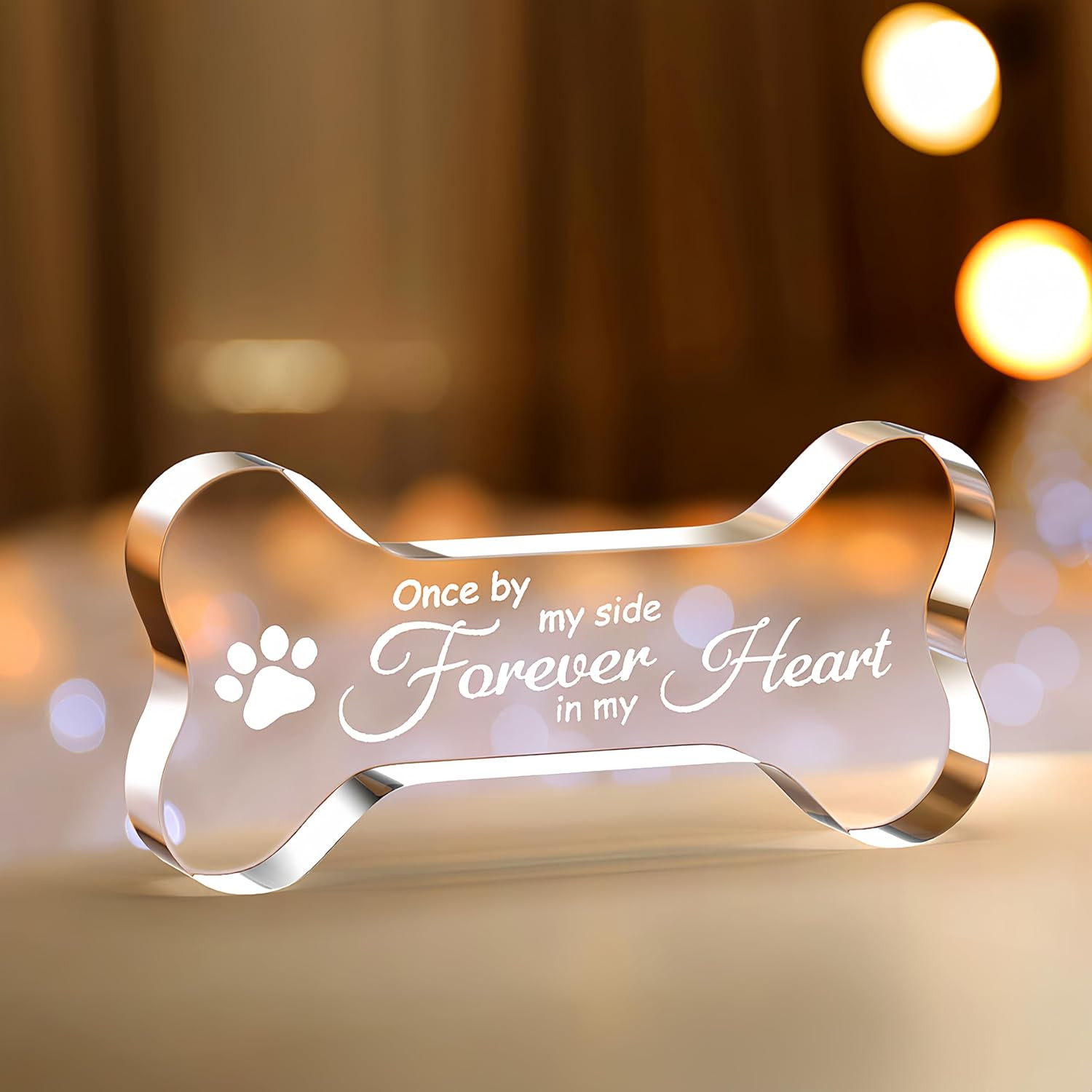 Pet Memorial Ornament Remembrance Gifts: Loss of Dog Cat Sympathy Gift Crystal