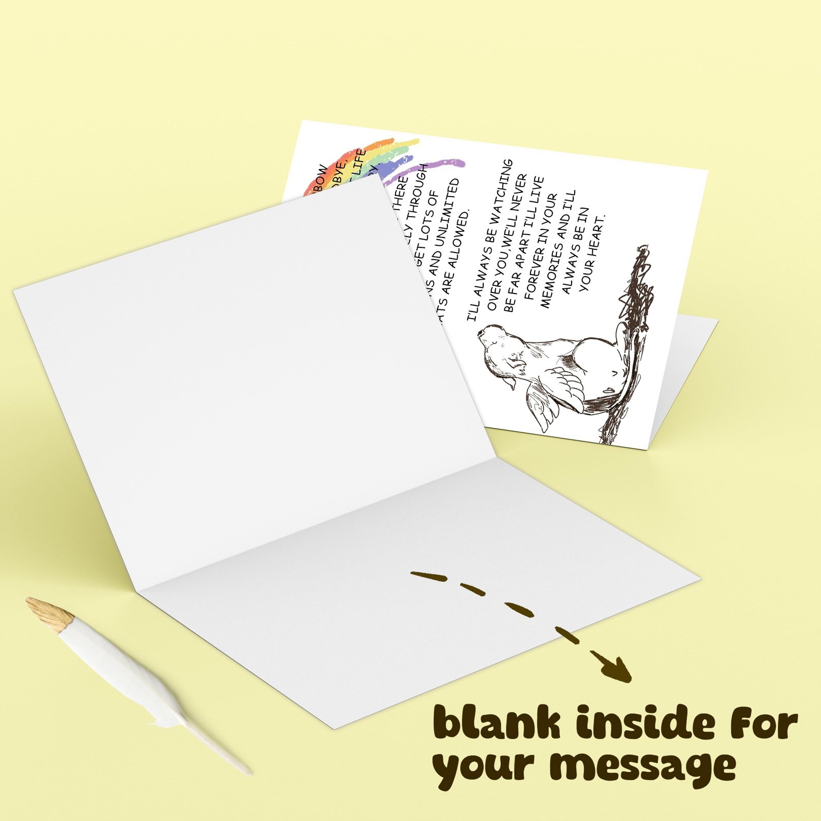 Sympathy Card for Loss of Pet Dog, Pet Loss Cards,Rainbow Bridge Condolence C…